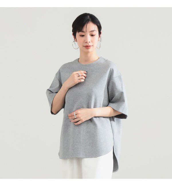 Demi-Luxe BEAMS 「コットン バウンシー Tシャツ」|Tシャツ・カットソー|