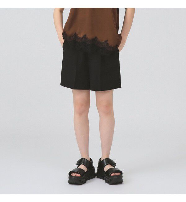 Ray BEAMS 「1タック ショート パンツ」|その他|BLACK