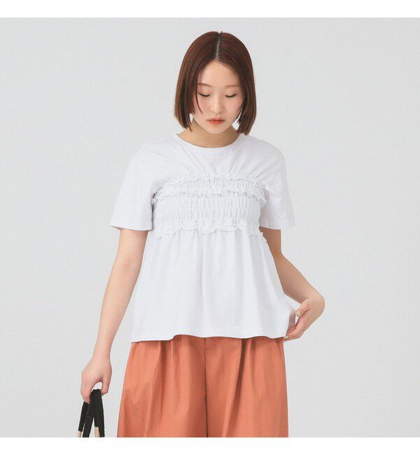 Ray BEAMS 「ビスチェ シャーリング Tシャツ」|Tシャツ・カットソー|