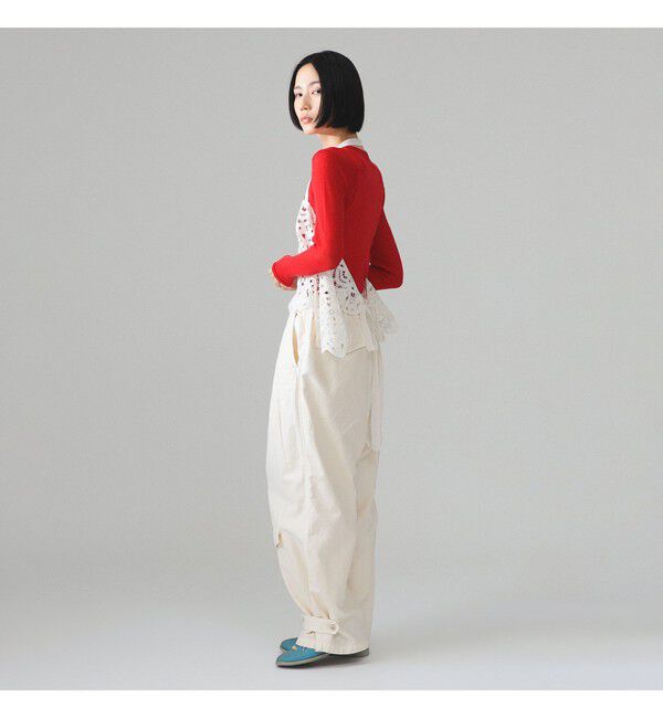 BEAMSBOY「maturely / バックサテン ミリタリーパンツ」|チノ|