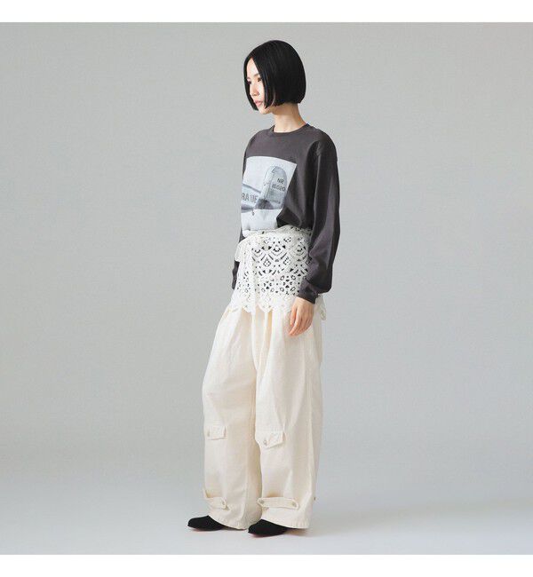 BEAMSBOY「maturely / バックサテン ミリタリーパンツ」|チノ|