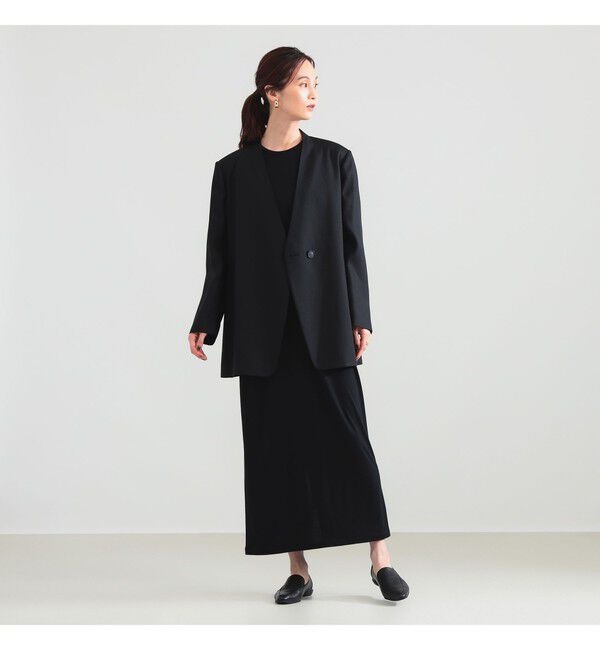 Demi-Luxe BEAMS 「ラペルレス オーバー ジャケット」|ダッフルコート|