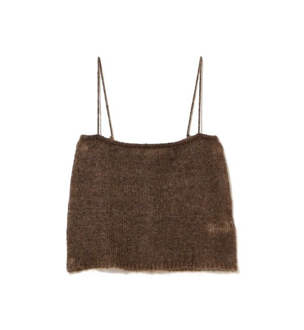 Demi-Luxe BEAMS 「モヘヤ ニット キャミソール」|ニット・セーター|BROWN