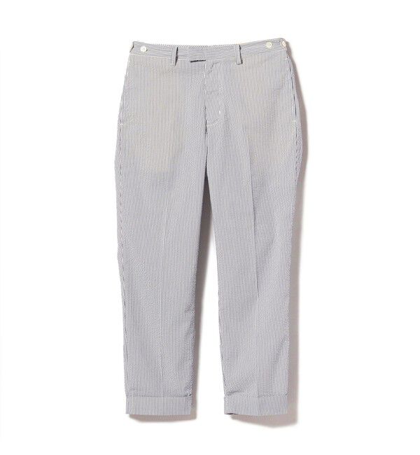 BEAMS PLUS「IVY Trousers Ankle Cut COOLMAX (R) Seersucker」|その他|BLUE_STRIPE