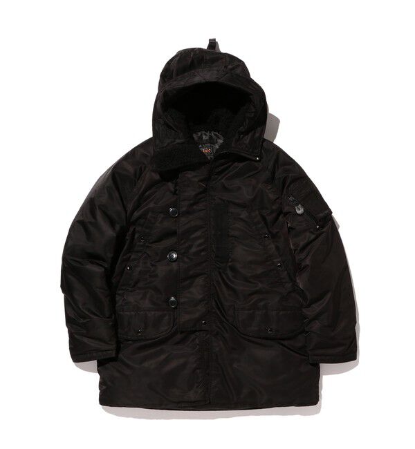 BEAMS PLUS「MIL Type N-3B Down」|ブルゾン・スタジャン|BLACK
