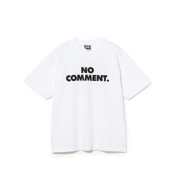 BEAMS「SUB POP / S/S TEE " NO COMMENT. "」|Tシャツ・カットソー|WHITE
