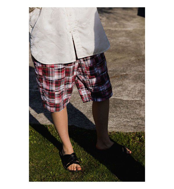 BEAMS PLUS「Easy Shorts Patchwork Madras」|その他|