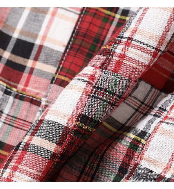 BEAMS PLUS「Easy Shorts Patchwork Madras」|その他|