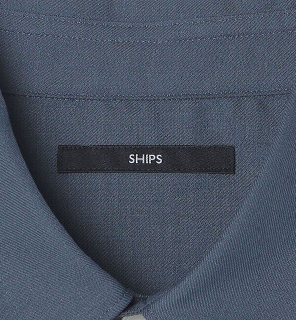 SHIPS「SHIPS: サイロフィル TW ツイル レギュラーカラー 長袖 シャツ」|シャツ・ブラウス|