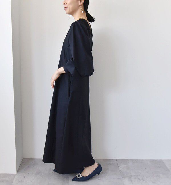 quaranciel「quaranciel:〈手洗い可能〉ウーステッド レース コンシャス ワンピース」|ワンピース|
