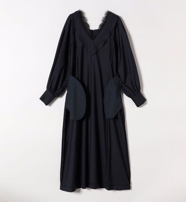 quaranciel「quaranciel:〈手洗い可能〉ウーステッド レース コンシャス ワンピース」|ワンピース|