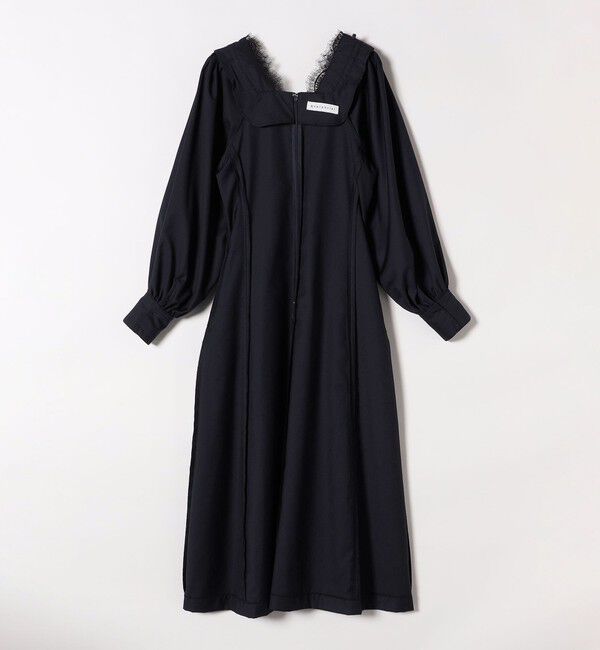 quaranciel「quaranciel:〈手洗い可能〉ウーステッド レース コンシャス ワンピース」|ワンピース|