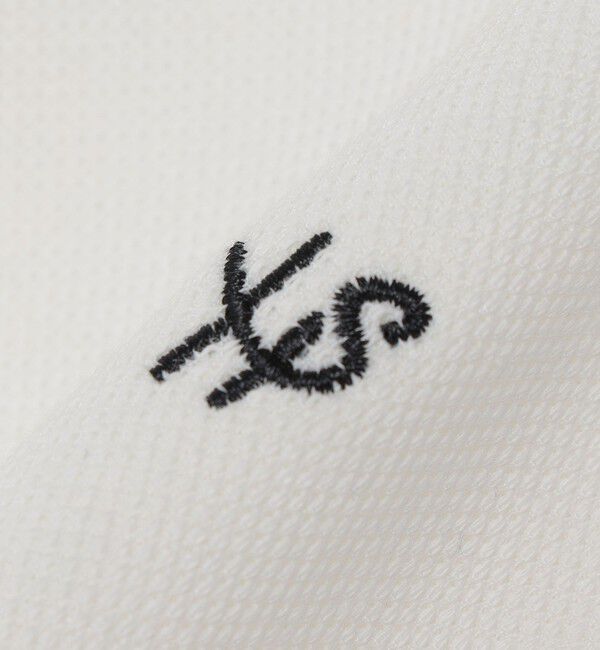 SHIPS「【WEB限定】SHIPS:〈手洗い可能/抗菌/防臭〉ワンポイント ロゴ バーズアイ ヘンリーネック Tシャツ」|Tシャツ・カットソー|