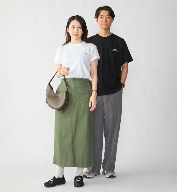 SHIPS「【WEB限定】SHIPS: STYLISH STANDARD ロゴ 刺繍 Tシャツ」|Tシャツ・カットソー|