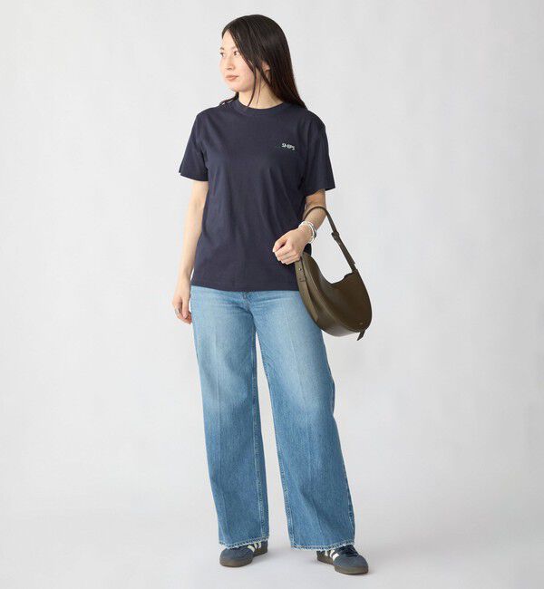 SHIPS「【WEB限定】SHIPS: STYLISH STANDARD ロゴ 刺繍 Tシャツ」|Tシャツ・カットソー|