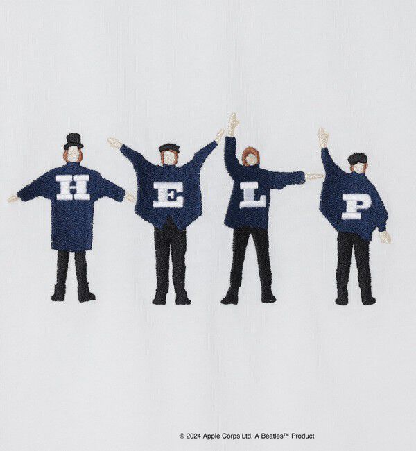 SHIPS「【WEB限定】SHIPS: THE BEATLES エンブロイダリー Tシャツ」|Tシャツ・カットソー|