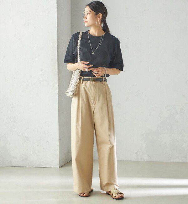 SHIPS for women「SHIPS Primary Navy Label:チノパンツ」|チノ|
