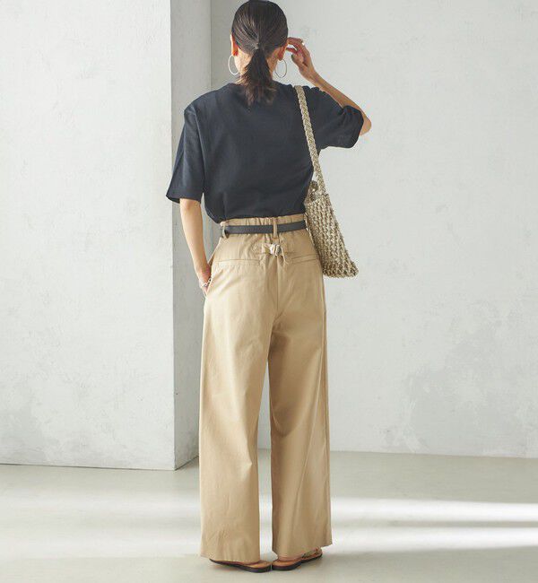 SHIPS for women「SHIPS Primary Navy Label:チノパンツ」|チノ|