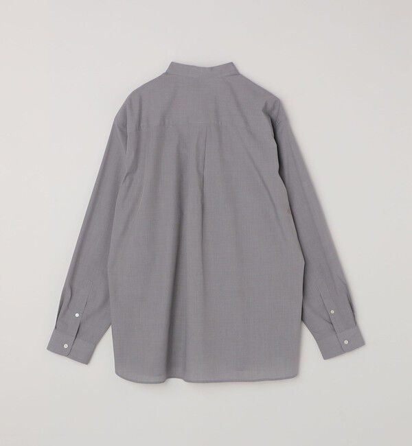 SHIPS any「SHIPS any: LIM BLESS ソリッド / ストライプ バンドカラー シャツ 26AW◆」|シャツ・ブラウス|
