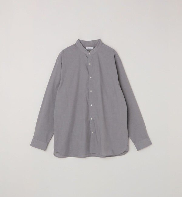 SHIPS any「SHIPS any: LIM BLESS ソリッド / ストライプ バンドカラー シャツ 26AW◆」|シャツ・ブラウス|