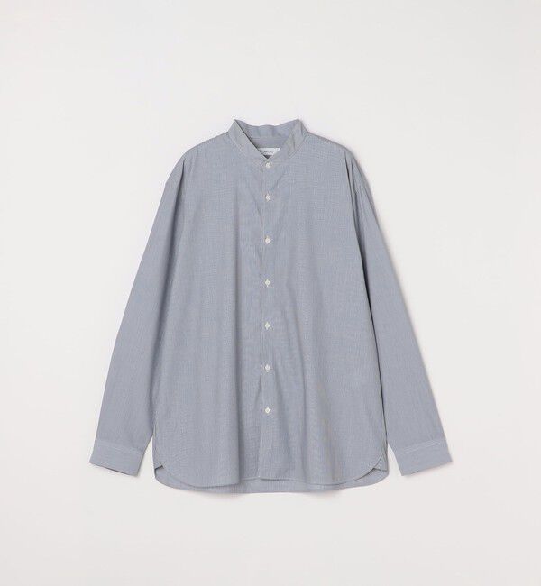 SHIPS any「SHIPS any: LIM BLESS ソリッド / ストライプ バンドカラー シャツ 26AW◆」|シャツ・ブラウス|