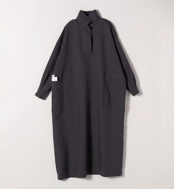 SHIPS any「SHIPS any:〈洗濯機可能〉サージ スキッパー シャツ ワンピース」|ワンピース|