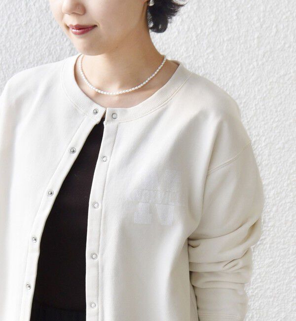SHIPS for women「【SHIPS別注】TENNESSEE:〈洗濯機可能〉スナップ 釦 スウェット カーディガン」|カーディガン|