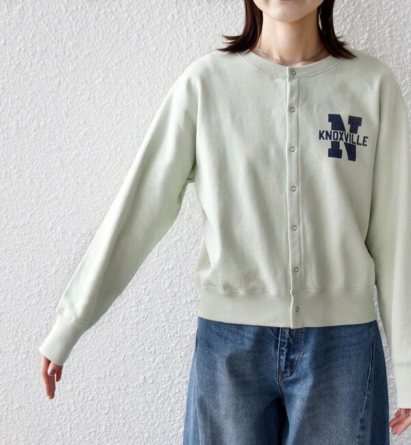 SHIPS for women「【SHIPS別注】TENNESSEE:〈洗濯機可能〉スナップ 釦 スウェット カーディガン」|カーディガン|