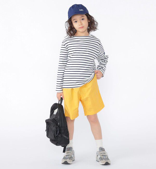 SHIPS KIDS「SHIPS KIDS:100～130cm /ボーダー ロングスリーブTシャツ」|Tシャツ・カットソー|