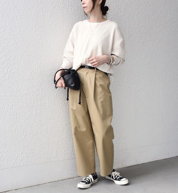 SHIPS Colors 「《追加・新色予約》SHIPS Colors:〈手洗い可能〉変形ワッフル Vネック プルオーバー◆」|Tシャツ・カットソー|