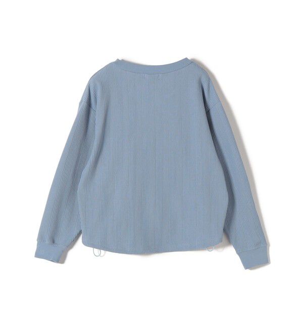 SHIPS Colors 「《追加・新色予約》SHIPS Colors:〈手洗い可能〉変形ワッフル Vネック プルオーバー◆」|Tシャツ・カットソー|