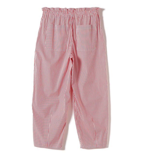 SHIPS for women「SHIPS Primary Navy Label:〈手洗い可能〉綿 ナイロン ストライプ パンツ」|その他|