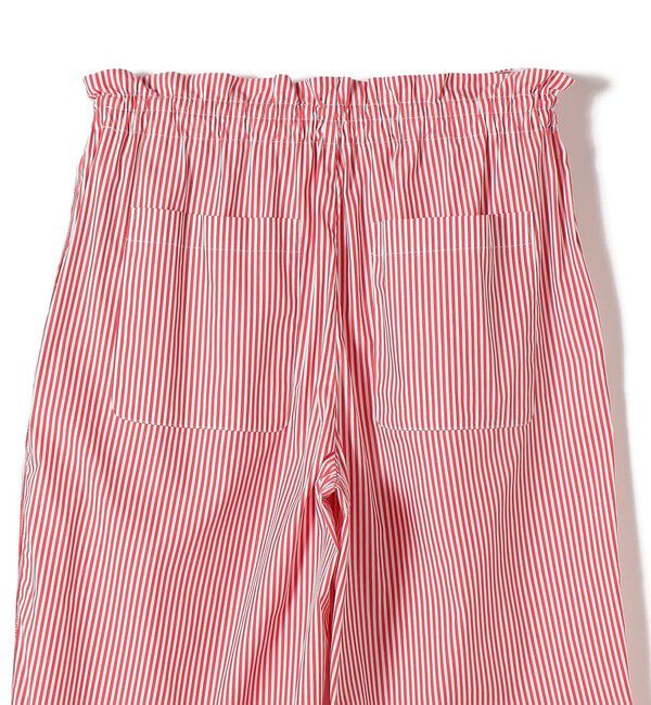 SHIPS for women「SHIPS Primary Navy Label:〈手洗い可能〉綿 ナイロン ストライプ パンツ」|その他|