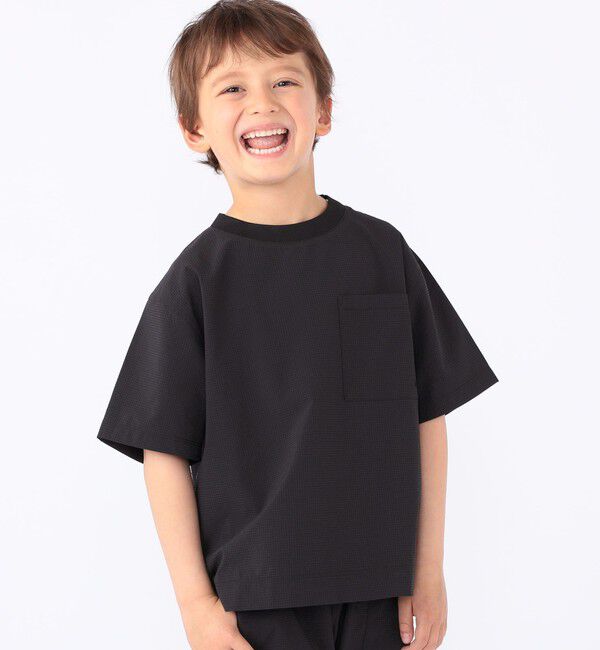 SHIPS KIDS「【SHIPS KIDS別注】ARCH&LINE:100～130cm / 〈家族おそろい〉SOLOTEX (R) Tシャツ」|Tシャツ・カットソー|
