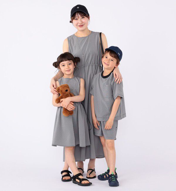 SHIPS KIDS「【SHIPS KIDS別注】ARCH&LINE:100～130cm / 〈家族おそろい〉SOLOTEX (R) Tシャツ」|Tシャツ・カットソー|