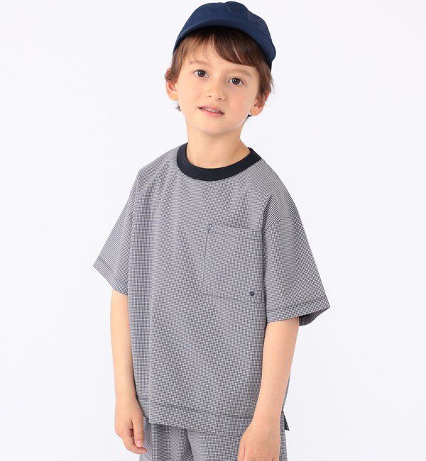 SHIPS KIDS「【SHIPS KIDS別注】ARCH&LINE:100～130cm / 〈家族おそろい〉SOLOTEX (R) Tシャツ」|Tシャツ・カットソー|