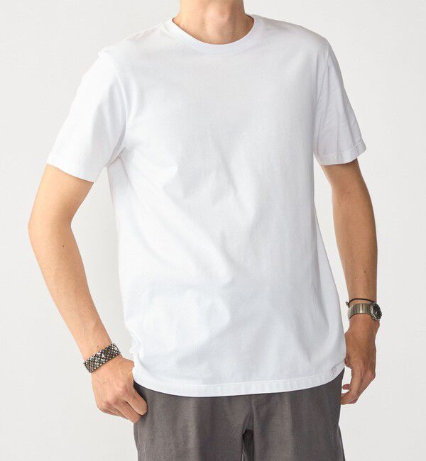 SHIPS「SHIPS:〈MADE IN JAPAN〉スタンダード クルーネック Tシャツ」|Tシャツ・カットソー|