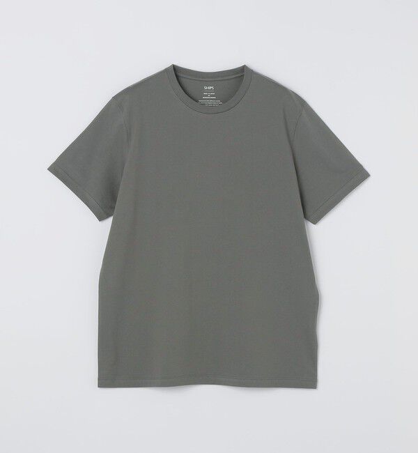SHIPS「SHIPS:〈MADE IN JAPAN〉スタンダード クルーネック Tシャツ」|Tシャツ・カットソー|ライトグレー