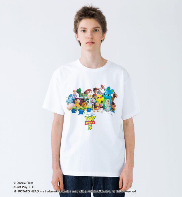 SHIPS「【City Ambient Products別注】: TOY STORY 5『トイ・ストーリー5』Tシャツ」|Tシャツ・カットソー|ライトホワイト