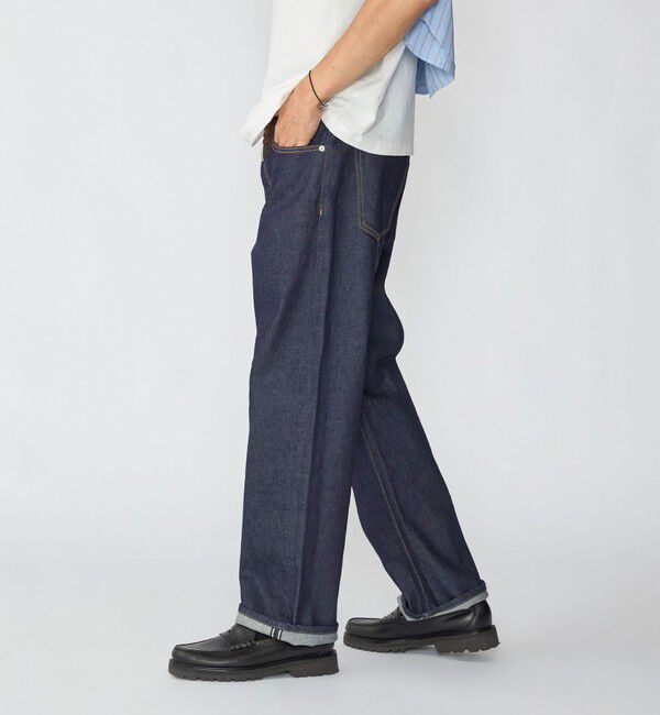 SHIPS「【WEB限定】〈選べる2シルエット展開〉SHIPS: JAPAN セルビッチ 2シルエット デニム」|デニム|