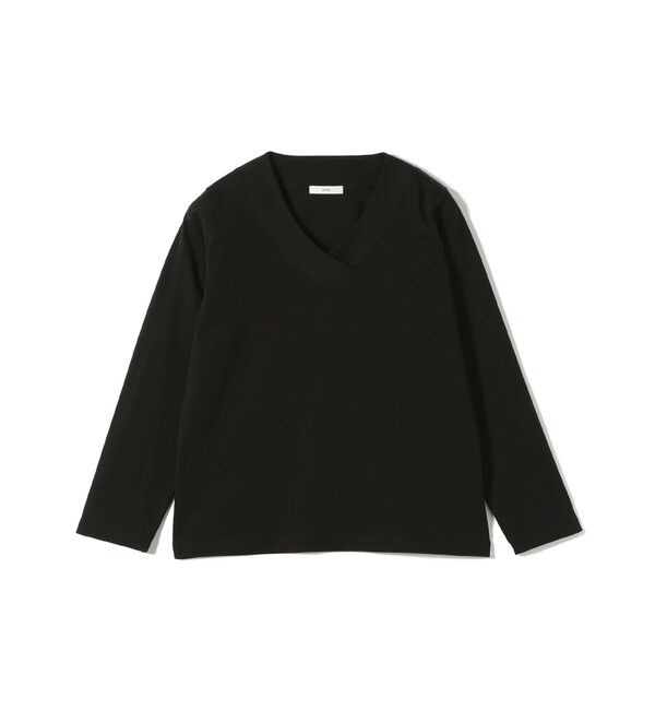 SHIPS for women「《予約》【WEB限定】〈ネックが選べる〉オーガニックコットン バリエーション ネック ロングスリーブ TEE」|Tシャツ・カットソー|