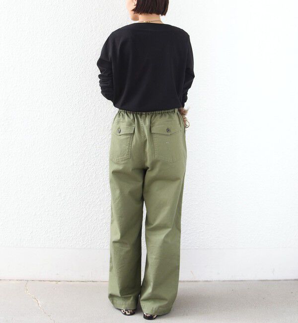 SHIPS for women「《予約》【WEB限定】〈ネックが選べる〉オーガニックコットン バリエーション ネック ロングスリーブ TEE」|Tシャツ・カットソー|