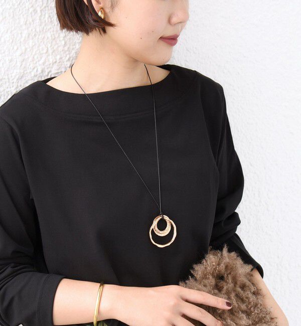SHIPS for women「《予約》【WEB限定】〈ネックが選べる〉オーガニックコットン バリエーション ネック ロングスリーブ TEE」|Tシャツ・カットソー|