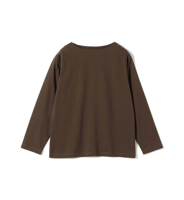 SHIPS for women「《予約》【WEB限定】〈ネックが選べる〉オーガニックコットン バリエーション ネック ロングスリーブ TEE」|Tシャツ・カットソー|