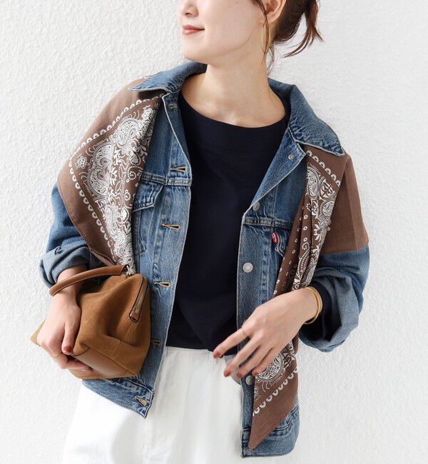 SHIPS for women「《予約》【WEB限定】〈ネックが選べる〉オーガニックコットン バリエーション ネック ロングスリーブ TEE」|Tシャツ・カットソー|