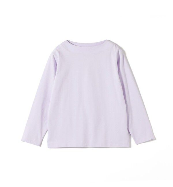 SHIPS for women「《予約》【WEB限定】〈ネックが選べる〉オーガニックコットン バリエーション ネック ロングスリーブ TEE」|Tシャツ・カットソー|