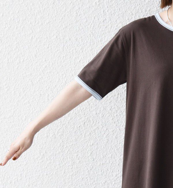 SHIPS any「SHIPS any:〈洗濯機可能〉配色 Tシャツ ワンピース」|ワンピース|