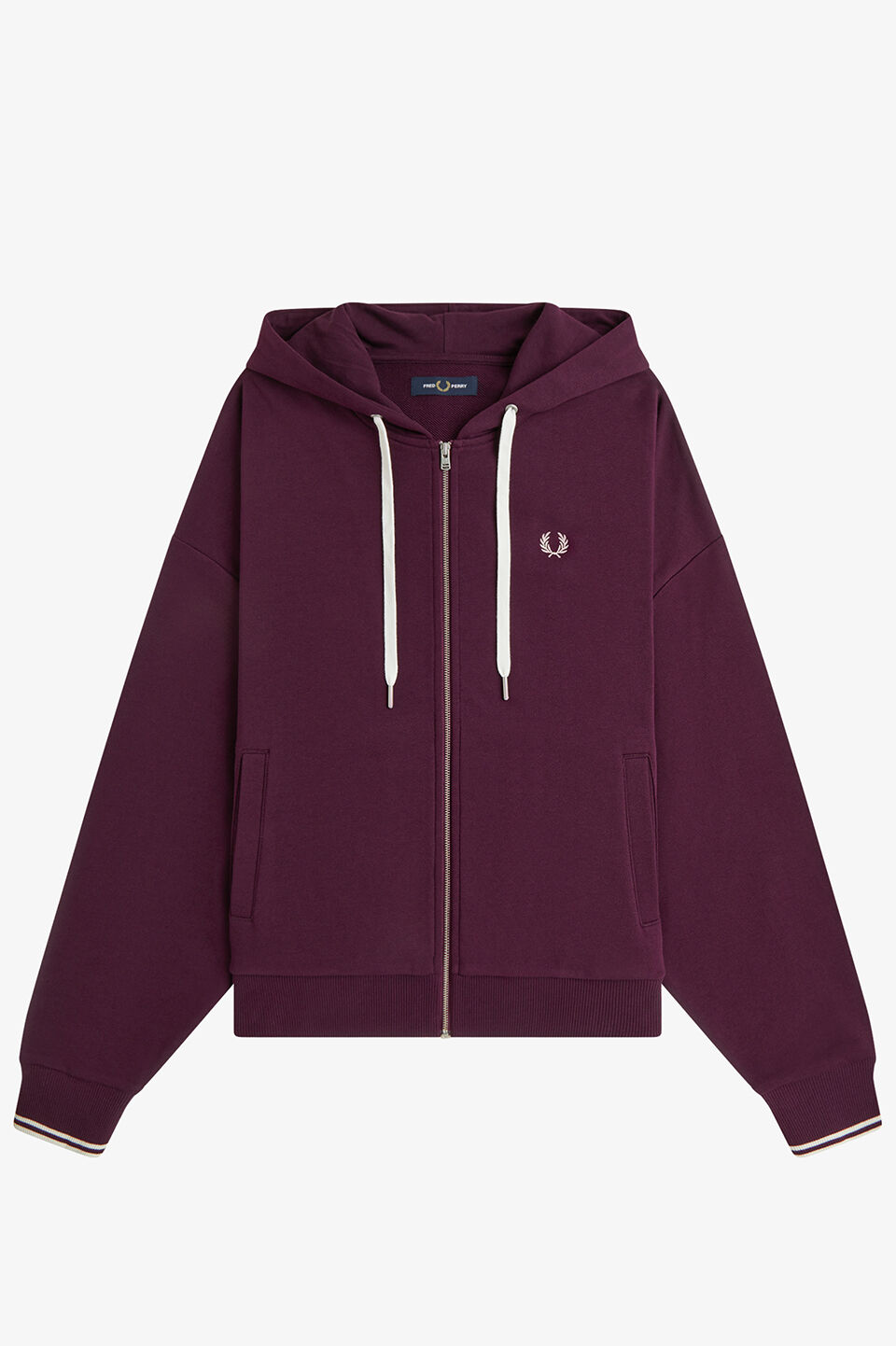FRED PERRY 「FRED PERRY／Hooded Zip-Through Sweatshirt／フード付きジップスルースウェット」|パーカー|