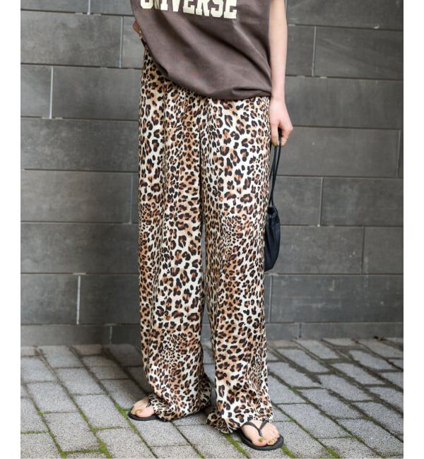 OUTDOOR PRODUCTS Usual Things「追加2 レオパードパンツ」|スラックス|