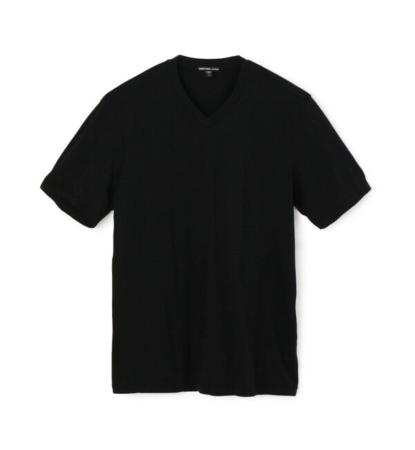 JAMES PERSE「リュクス ジャージーVネックTシャツ MELJ3248」|Tシャツ・カットソー|19 ブラック